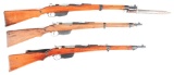 (C) Lot of 3: Steyr M95 Straight Pull Rifles.