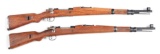 (C) Lot of 2: Yugoslavian M48 and Yugoslavian M48A Bolt Action Rifles.