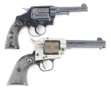 (C) Lot of 2: Colt & Ruger Revolvers.