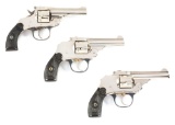 (C) Lot of 3: Collector Lot of Boxed American Top Break Revolvers.