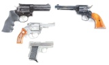 (M) Lot of 4: Contemporary American Handguns.