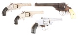 (C) Lot of 4: Vintage Top Break Revolvers.