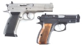 (M) Lot of 2: Tanfoglio & CZ Semi Automatic Pistols.