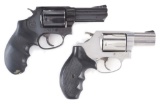 (M) Lot of 2: Cased Taurus and Smith & Wesson Double Action Revolvers.