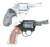 (M) Lot of 2: Charter Arms Bulldog .44 Double Action Revolvers.