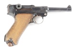 (C) DWM P08 Double Date Luger Semi-Automatic Pistol.