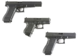 (M) Lot of 3: Glock Handguns.