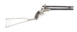 (A) Stevens Medium Frame New Model Pocket Rifle 2nd Issue with Scope and Shoulder Stock.