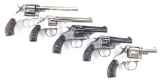 (C) Lot of 5: High Condition Turn of the Century Pocket Revolvers.