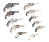 (C+A) Lot of 11: Turn of the Century Revolvers.