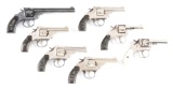 (C) Lot of 7: High Condition Turn of the Century Pocket Revolvers.