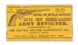 Picture Box of .44 Colt's Army Pistol Ammunition.