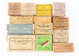 Lot of 13: Boxes of Various Military Ammunition.