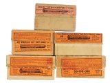 Lot of 5: Boxes of Winchester and Peters Rifle Ammunition.