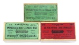 Lot of 3: Boxes of Winchester and United States Cartridge Co. .44 Cal. Ammunition.