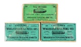 Lot of 3: Boxes of Winchester 44 Cal. Ammunition.
