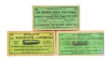 Lot of 3: Boxes of .38 & .44 Caliber Winchester Ammunition.