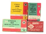 Lot of 4: Boxes of Kynoch and Dominion Cartridges.