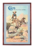 Famous Colt Tex & Patches Advertising Poster.
