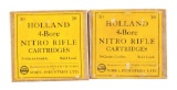 (A) Lot of 2: Boxes of Kynoch Four Bore Holland & Holland Rifle Cartridges.