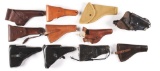 Lot of 11: 11 Military Holsters.