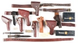 Large Lot of Quality Holsters, Belts, Etc.