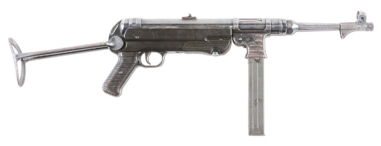 (N) ALL ORIGINAL HAENEL MANUFACTURED MATCHING NUMBERED GERMAN WORLD WAR II MP-40 MACHINE GUN (CURIO