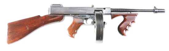 (N) EXCEPTIONAL ORIGINAL FINISH COLT MODEL 1921 AC THOMPSON MACHINE GUN (CURIO & RELIC)
