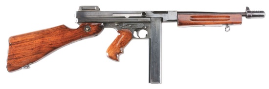 (N) AUTO ORDNANCE THOMPSON M1A1 MACHINE GUN AS REACTIVATED BY MARANA ARMS (FULLY TRANSFERABLE).