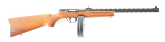 (N) SCARCE COLT REGISTERED FULL-AUTO BINGHAM PPS-50 .22 LR MACHINE GUN LOOK-ALIKE OF RUSSIAN PPSH-41