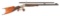 (C) Stevens 44 - 1/2 Model 54 Pope Single Shot Rifle with Lovely Delicate Engraving.