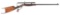 (A) Stevens 44 Action Model 54 Single Shot Rifle With False Muzzle Starter.