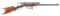 (C) SUPERB ORIGINAL CONDITION STEVENS MODEL 52 - 44 1/2 FALLING BLOCK RIFLE WITH FECKER TUBE SIGHT.