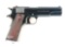 (C) Colt Model 1911 US Army Semi-Automatic Pistol (1918).