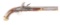 (A) Harper's Ferry Model 1805 Flintlock Pistol Serial Number 1464.