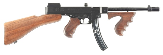 (N) VERY SCARCE AND POPULAR AUTO ORDNANCE MODEL 1928 A22 THOMPSON MACHINE GUN IN .22 LR (CURIO AND R