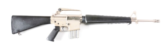 (M) VERY RARE ELECTROLESS-NICKEL PRE-BAN COLT AR-15 MODEL SP1 SEMI-AUTOMATIC RIFLE (1983).