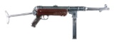 (N) ATTRACTIVE GERMAN MP-40 MACHINE GUN ON REGISTERED AUTOMATIC WEAPONS COMPANY TUBE (FULLY TRANSFER