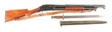 (C) NEAR NEW WINCHESTER MODEL 1897 WORLD WAR I TRENCH PUMP ACTION SHOTGUN.