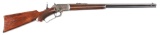 (C) NO. 1 FACTORY ENGRAVED AND CASE COLORED MARLIN MODEL 97 LEVER ACTION RIFLE.