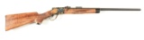 (M) Custom Borchardt Rifle Company Single Shot Rifle with Loading Dies.
