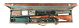 (M) Cased Ruger No.1 Single Shot Rifle with Scope.