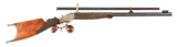 (C) Stevens 44 - 1/2 Model 54 Pope Single Shot Rifle with Lovely Delicate Engraving.