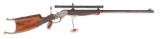 (C) Stevens 44-1/2 Model 54 Single Shot Rifle with Delicate, Elaborate Engraving.