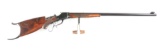 (C) Winchester Hi-Wall Takedown Schuetzen Rifle.