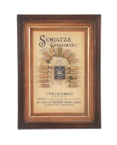 Schultze Gunpowder Shotshell Display Board.