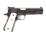 (M) COLT MK IV GOLD CUP NATIONAL MATCH SEMI-AUTOMATIC PISTOL WITH IVORY GRIPS, CASE AND ACCESSORIES.