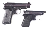 (M) Lot of 2: Beretta Semi-Automatic Pocket Pistols.