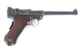 (C) DWM 1906 Navy Luger Semi-Automatic Pistol.