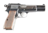 (C) GERMAN MARKED FN TANGENT SIGHT HI-POWER SEMI-AUTOMATIC PISTOL.